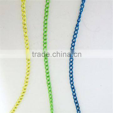 thin colorful basic decorative chains