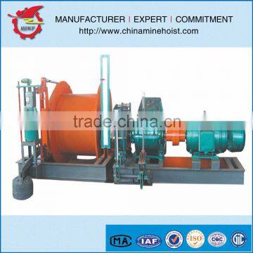 cage lifting winder for underground mine
