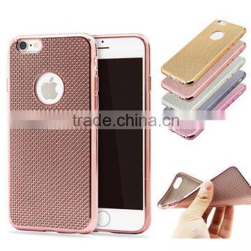 Radiating protective fashion color tpu mobile phone case for iphone cell phone case