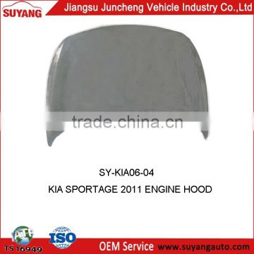 Aftermarket Steel Engine Hood/Bonnet For Sportage 2011 Car Body Parts