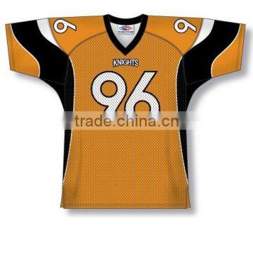 Polyester Spandex Custom Sublimated Knights American Football Jersey/Shirt