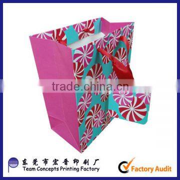 Decorative paper carry bags with handle