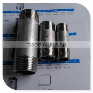 ISO4144 Fitting Inox 316 ENTRONQUE M-M 1/8"-4"