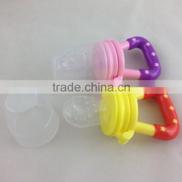 Food grade infant teething fruit fresh food baby swallow feeder baby safe feeder