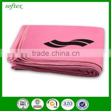 Plush polyester and polyamiade suede microfiber sports towel