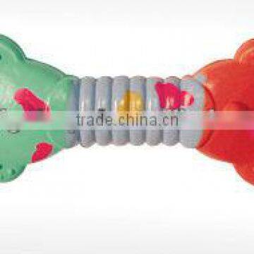 Colorful Pet Rubber Bone Toy