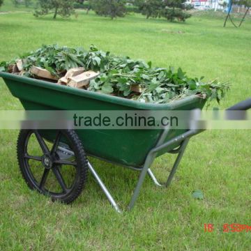 Green Garden Cart with wheels