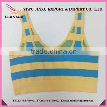 OEM Service China Wholesale Children Clothes Fashionable Fitness With Stripes Kids Sports TankTops