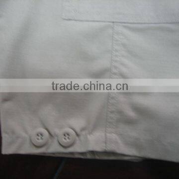 White Beautiful Polyester&Cotton Military Uniform photo-5