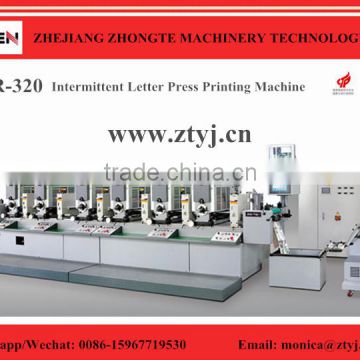 Intermittent Letter Press High-Speed Label Presses (SUPER-320)