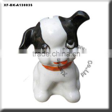 ceramic puppy dog coin bank