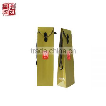 Single wine bottle paper bag paper wine cylinder bag different designs paper bag