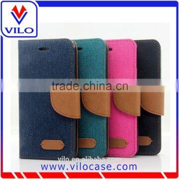 Couple color leather wallet Case with stand for IPhone 6s