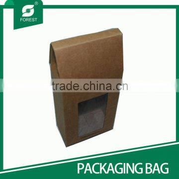 NEW PRODUCT KRAFT PAPER BAG WITH WINDOW PAPER BAG FOR FLOUR PACKAGING photo-5