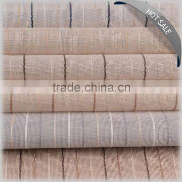 In China High quality linen polyester swiss voile curtains fabric