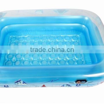 Large plastic Inflatable Three Ring Swimming Pool