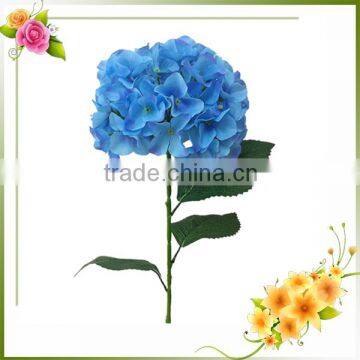 real touch blue silk hydrangea flower arrangement