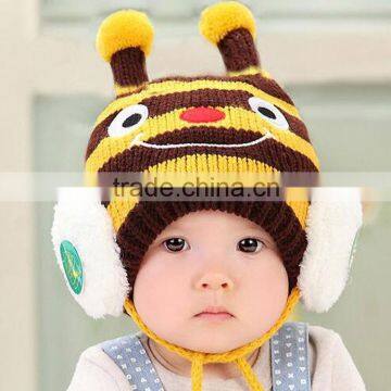 funny cartoon baby hats & handmade colorful animal crochet hats