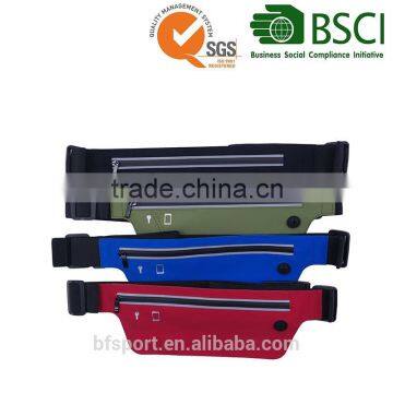 Sport custom waterproof men waist bag