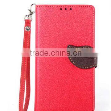 Newest product flip hit color pattern wallet leaf buckle leather case for Sony Xperia Z4 with stand