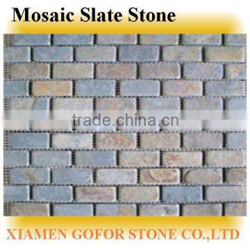 Mosaic Slate Stone Grid