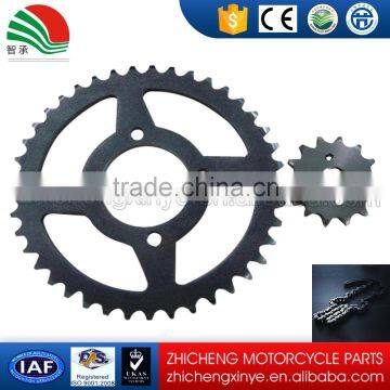 steel motorcycle chain and sprocket kits