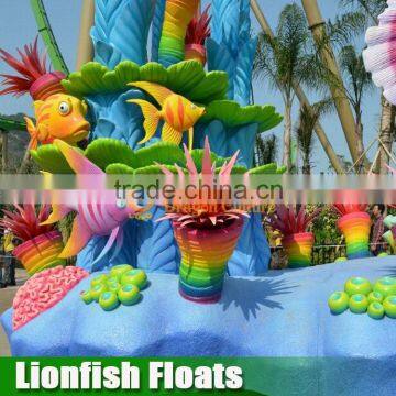 Beautiful Lionfish Floats for Festival