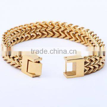 Jewelry Charm Mens Silver Goldl latest fashionnabie style Stainless Steel moden Chain Bracelet