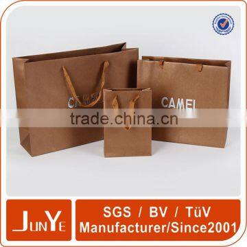 Customized Brown Paper Gift Bags for Packaging