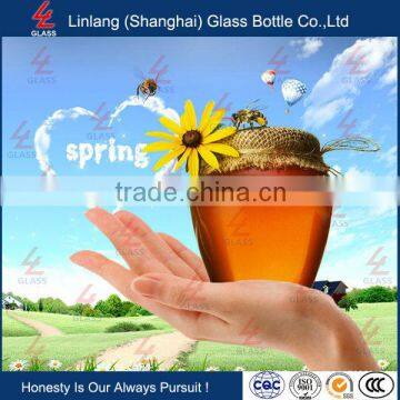 Wholesale China Factory Export 250ml Round Glass Honey Jar photo-2