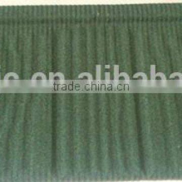 Flat Stone Coated Metal Roof Tile / European Tile