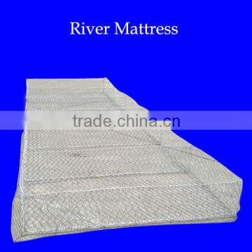 High Porosity Wire Mesh Stone Cage Galvanized River Mattress