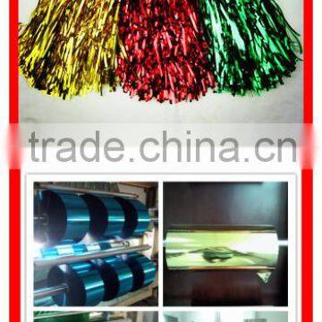 Colorful MPET film for garland