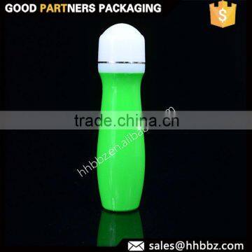 Green plastic deodorant antiperspirant empty roll on bottles 50ml