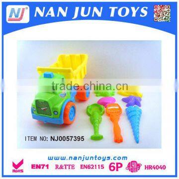 2015 New design plastic sand beach toy for kids beach toy set