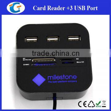 3Ports Square Card Reader Android USB Hub