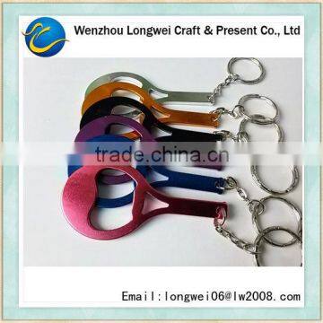 LW love heart shape bottle opener keychain