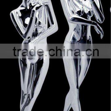 chrome female mannequin/women mannequin