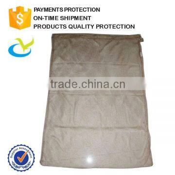 Wholesale 30x40" large popular hotel nylon drawstring mesh laundry wash bag