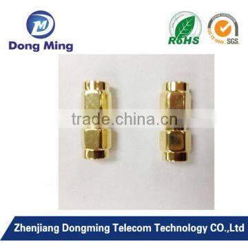 RF adapter SMA male to SMA male coaxial connector