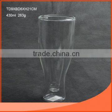 430ml special designed double wall glass cup                        
                                                                                Supplier's Choice