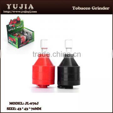 2015 new product custom Plastic wholesale tobacco herb grinder JL-070J