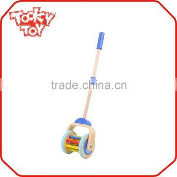 Wood Plan Toys Preschool Walk N Roll, Pull, Push Along Roller