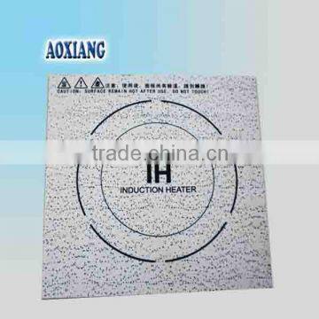 Hot! Customized induction cooker glass 4mm-19mm Cooker Hob Ceramic Glass Panels / Customized induction cooking glass