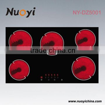 High quality 5 burners Chinese cooking stove /hob electric stove