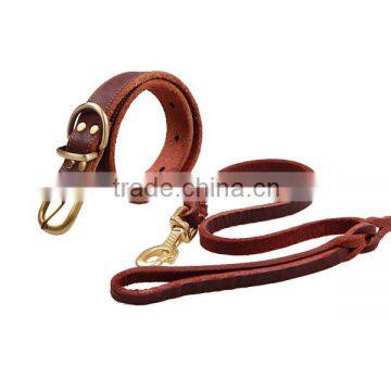 High quality rolled luxury alloy buckle dog collar