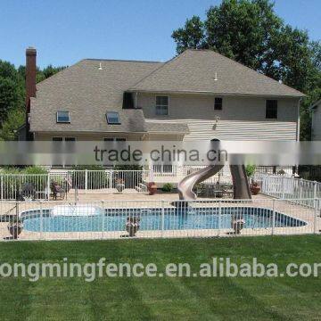 Steel welded security swimming pool fence