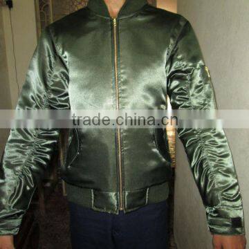 Custom Satin Bomber Jackets photo-3