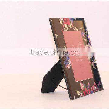 Factory wholesale flower printed photo frame for women