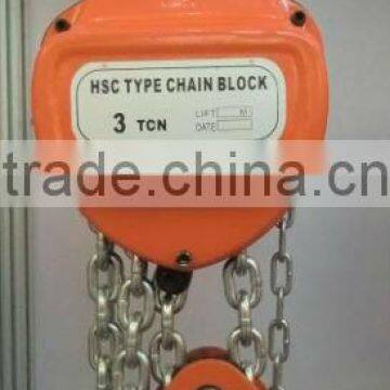 Triangle chain blocks with high quality gear and roller